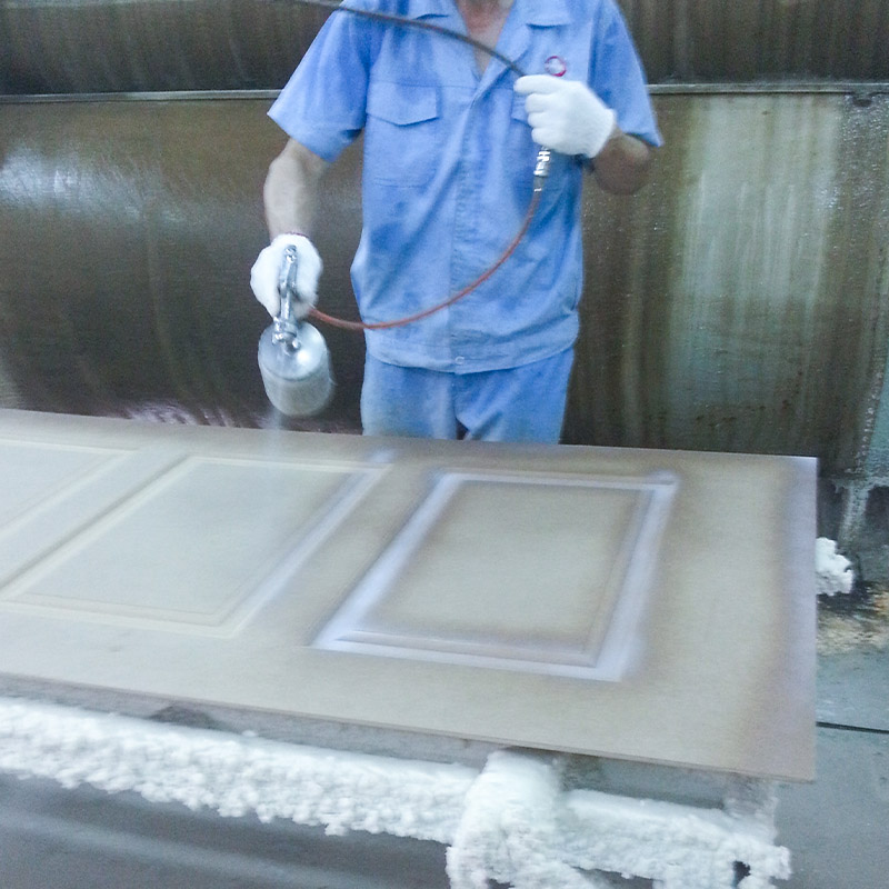 LM505A PVC真空プレス接着剤の木製ドア